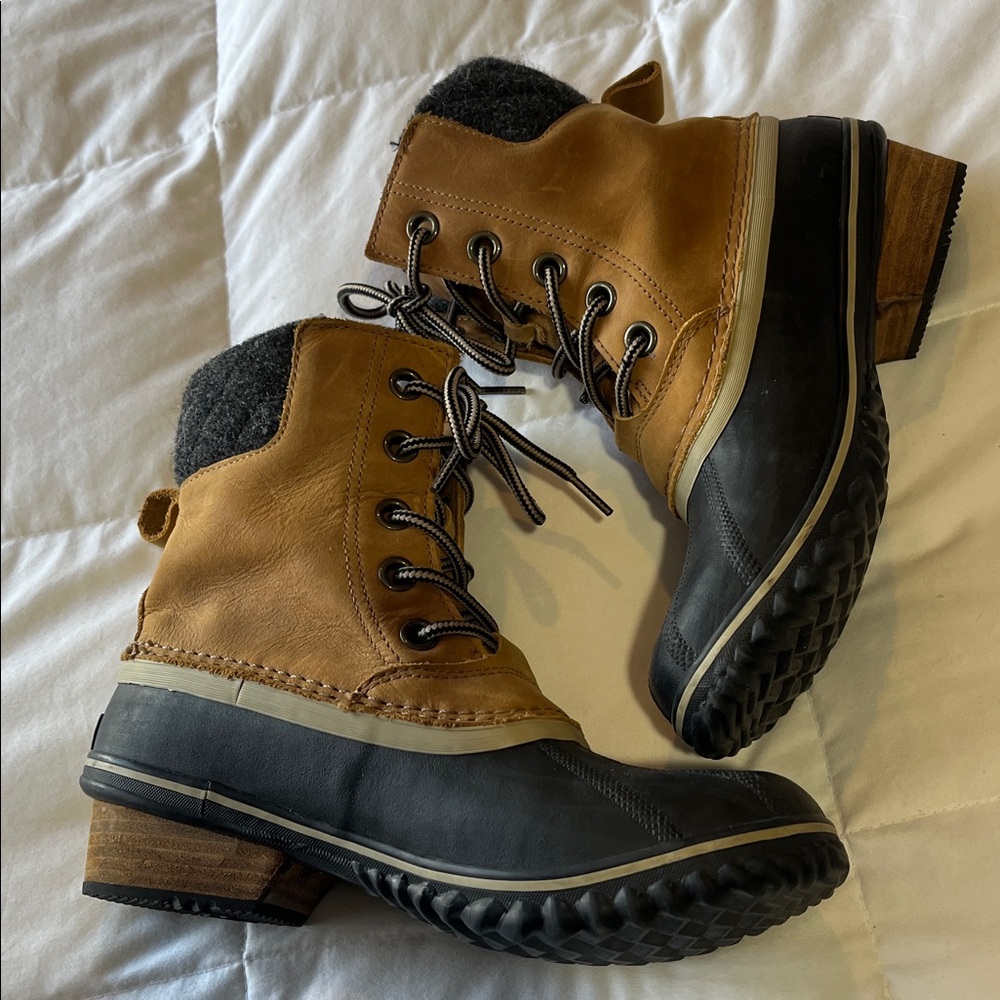 Sorel Short Duck Boots Ankle Booties - Picture 8 of 11